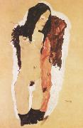 Egon Schiele Two Reclining Girls (mk12) Spain oil painting artist